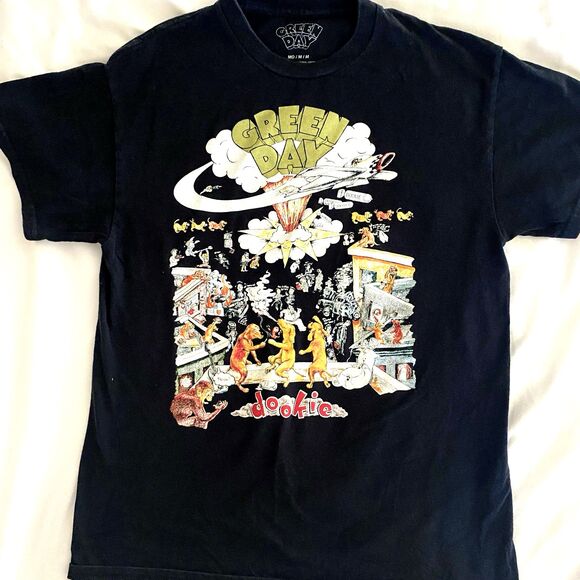 Green Day Officially Licensed Reprint 1994 Tour Dookie Shirt PUNK Pop Rock M - Picture 2 of 5